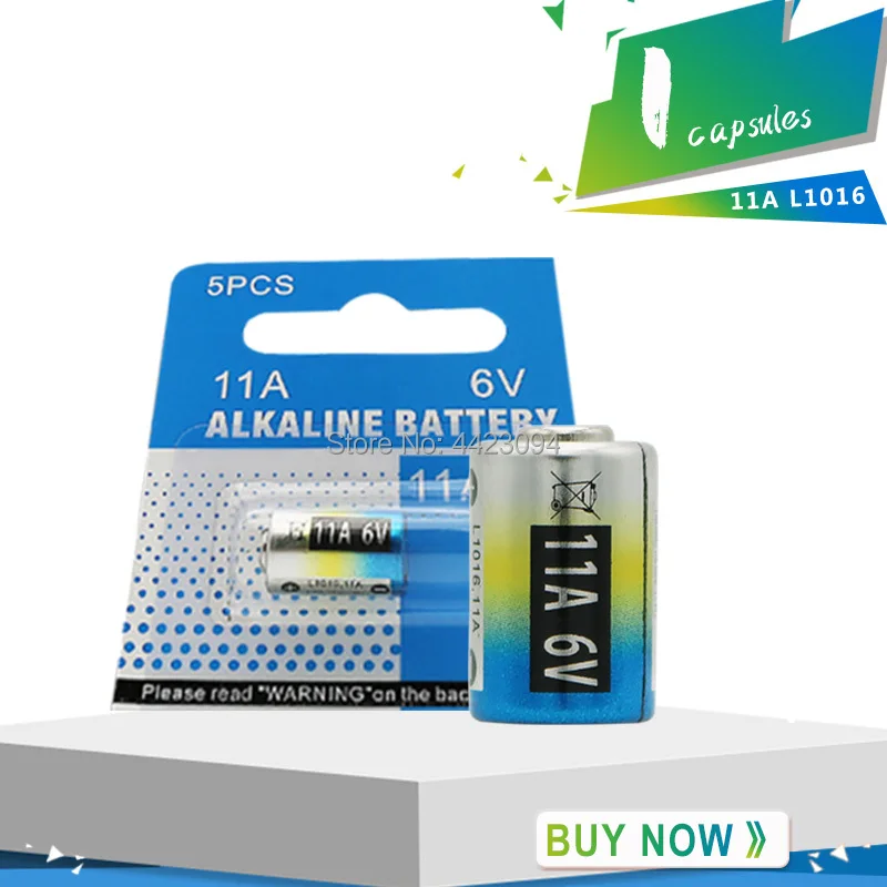 1pcs/lot 11A 6V Primary Dry Batteries L1016 Alkaline Car Key Remote Battery Drop Ship 
1pcs/lot 11A 6V Primary Dry Batteries L1016 Alkaline Car Key Remote Battery Drop Ship