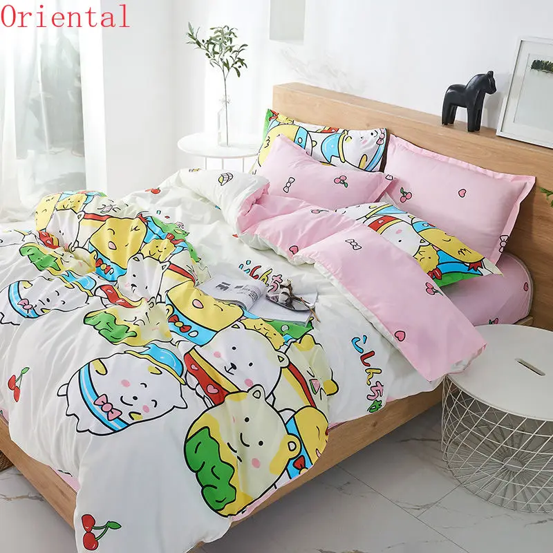 Simple Bedding Set With Pillowcase Duvet Cover Sets Bed Linen Sheet Single Double Queen King Size Quilt Covers Bedclothes 
Simple Bedding Set With Pillowcase Duvet Cover Sets Bed Linen Sheet Single Double Queen King Size Quilt Covers Bedclothes
