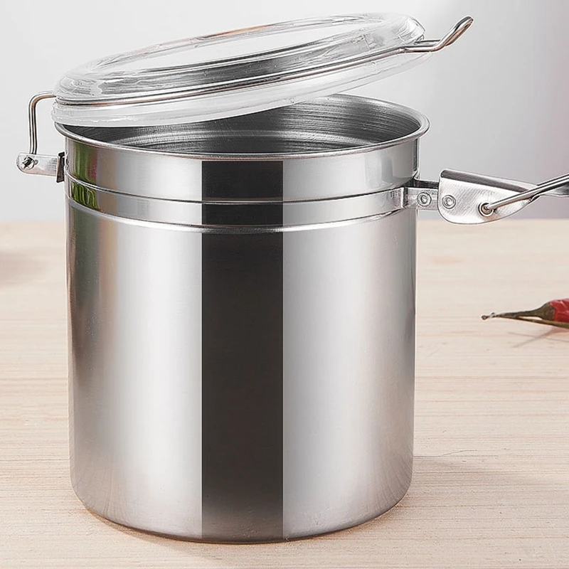 Airtight Canister for Kitchen, Large Flour Coffee Bean Tea Cereal Sugar Cookie Metal Food Storage Canisters
Airtight Canister for Kitchen, Large Flour Coffee Bean Tea Cereal Sugar Cookie Metal Food Storage Canisters