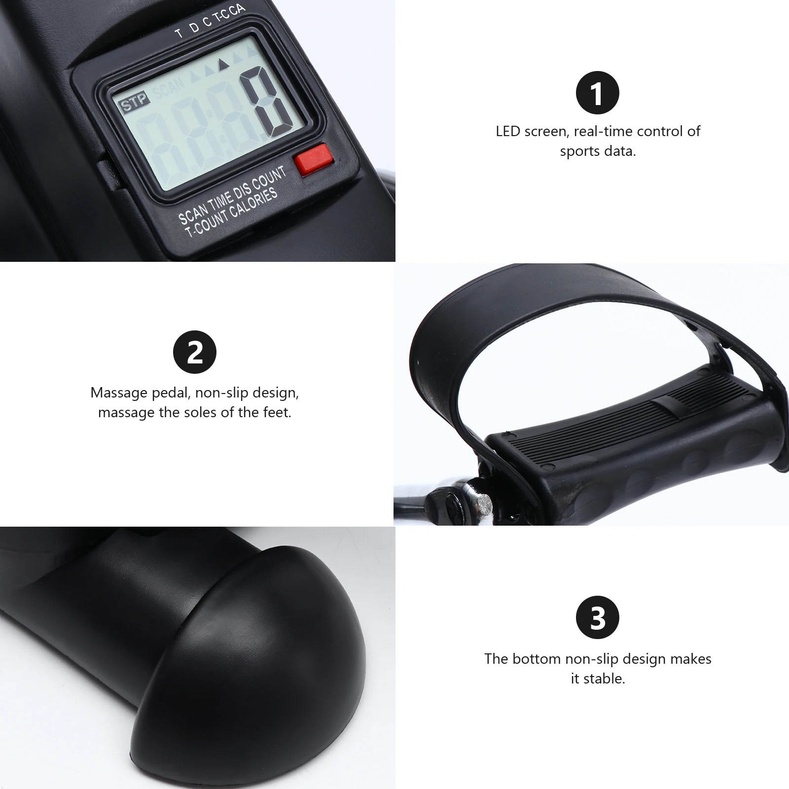 Indoor Exercise Pedal Machine Household djustable Resistance Mini Pedal Stepper Exercise Resistance Fitness Mini Stepper
Indoor Exercise Pedal Machine Household djustable Resistance Mini Pedal Stepper Exercise Resistance Fitness Mini Stepper