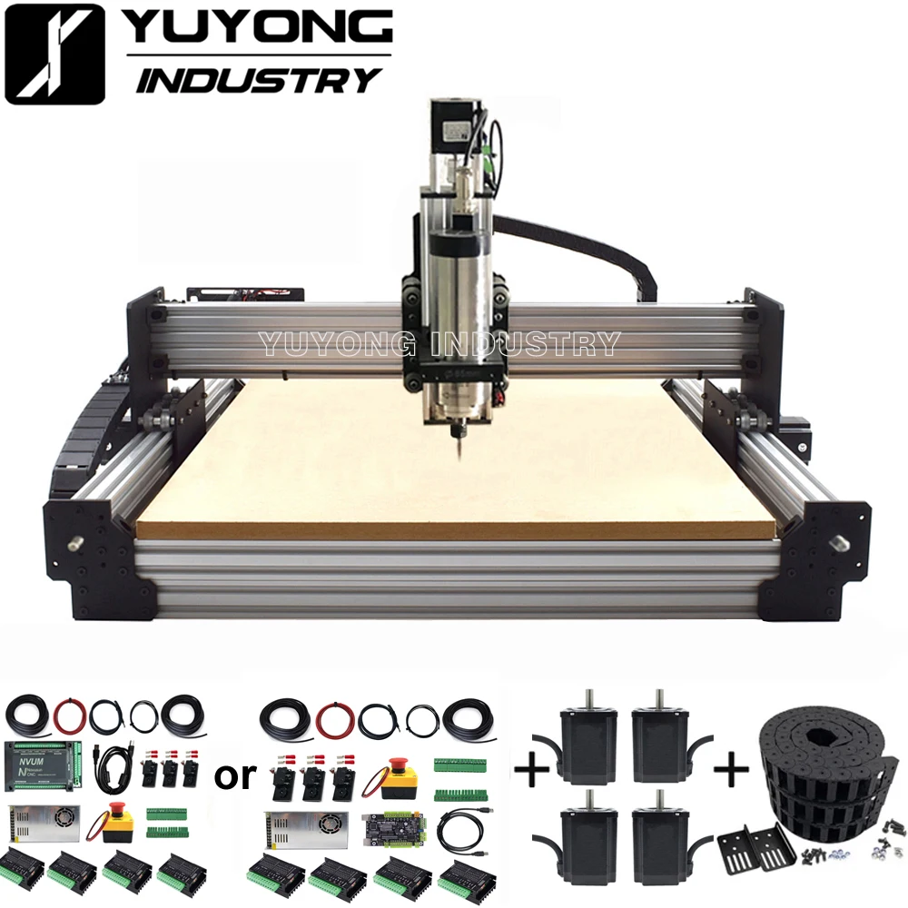 4Axis Newest Version WorkBee CNC Router Machine Kit with Tingle Tension System + Mach3 GRBL Controller+ Drag Chain + 4pcs Nema
4Axis Newest Version WorkBee CNC Router Machine Kit with Tingle Tension System + Mach3 GRBL Controller+ Drag Chain + 4pcs Nema