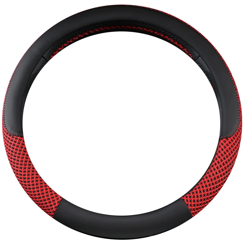 Steering Wheel Cover Universal 15 Inch Microfiber Leather Breathable Anti-Slip,Warm in Winter and Cool in Summer
Steering Wheel Cover Universal 15 Inch Microfiber Leather Breathable Anti-Slip,Warm in Winter and Cool in Summer