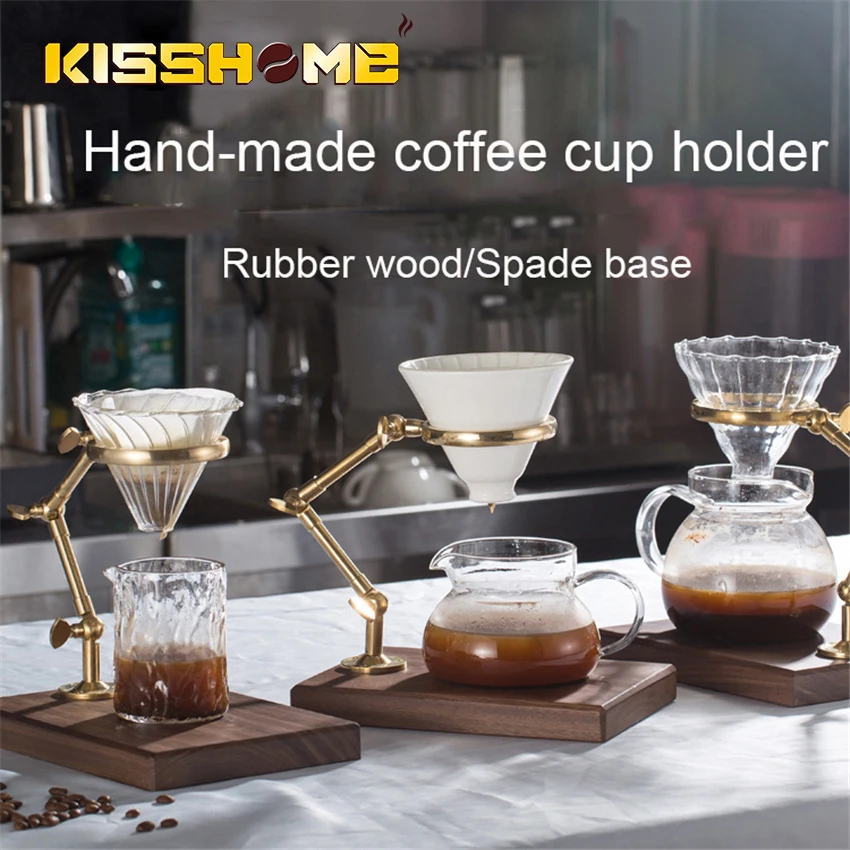 Coffee Filter Holder Wood Base Adjustable Coffee Filter Brewing Stand Barista Coffee Dripper Stand Holder Rack Coffee Accessory
Coffee Filter Holder Wood Base Adjustable Coffee Filter Brewing Stand Barista Coffee Dripper Stand Holder Rack Coffee Accessory