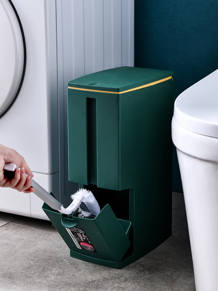 CX Corner Trash Bin Household Creative Toilet Brush Integrated with Lid Garbage Bin
CX Corner Trash Bin Household Creative Toilet Brush Integrated with Lid Garbage Bin