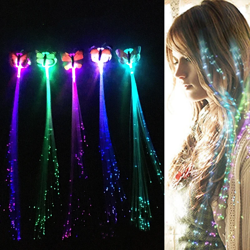 LED Flashing Hair Braid Glowing Luminescent Hairpin Novetly Hair Ornament Girls Led Toys New Year Party Christmas Gift
LED Flashing Hair Braid Glowing Luminescent Hairpin Novetly Hair Ornament Girls Led Toys New Year Party Christmas Gift