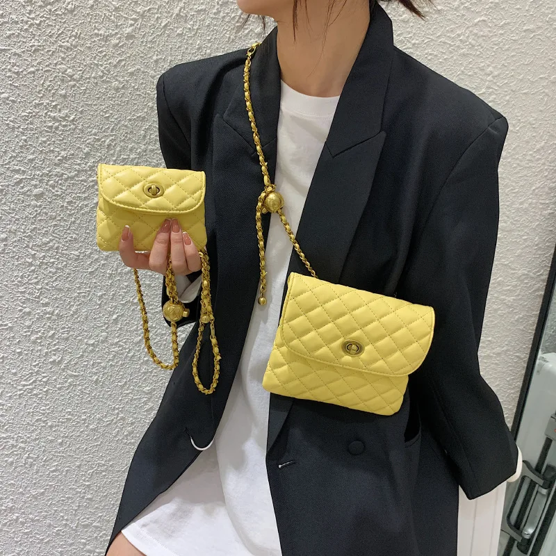 2021 Lingge Bag Chain Brand Designer Simple Women New Urban Small Golden Ball Fashion Messenger One-shoulder Belt Bag
2021 Lingge Bag Chain Brand Designer Simple Women New Urban Small Golden Ball Fashion Messenger One-shoulder Belt Bag