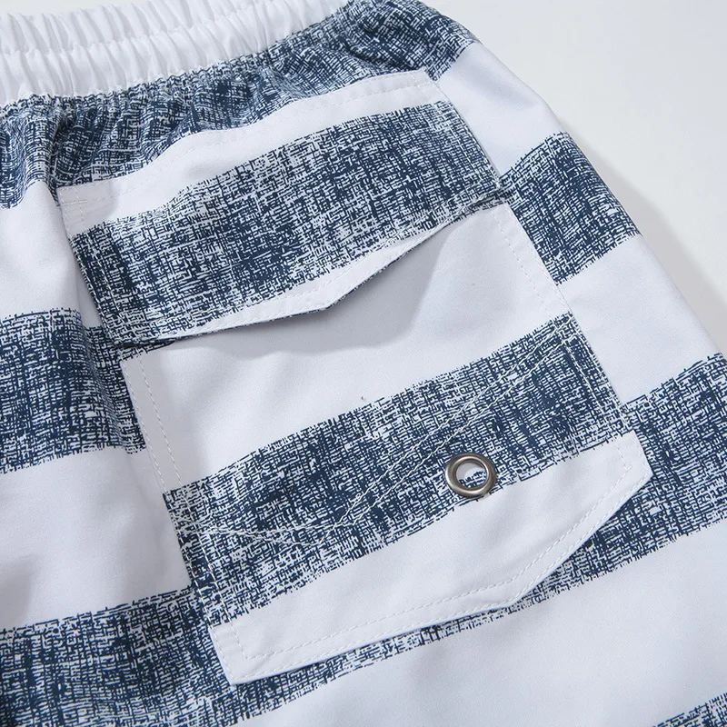 Brand Mens beach shorts swimming surf swim wear for mens Quick dry striped printing Swimsuit Bathing Suit Sungas De Praia Homens 
Brand Mens beach shorts swimming surf swim wear for mens Quick dry striped printing Swimsuit Bathing Suit Sungas De Praia Homens