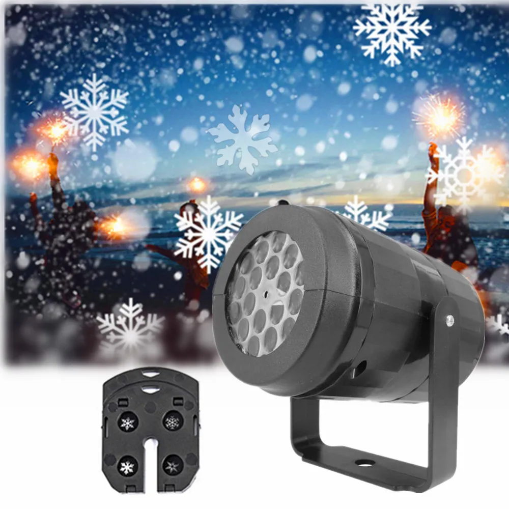 LED Christmas Snow Light White Blizzard Rotating Projection Light Film Pattern Light Halloween Laser Stage Light
LED Christmas Snow Light White Blizzard Rotating Projection Light Film Pattern Light Halloween Laser Stage Light