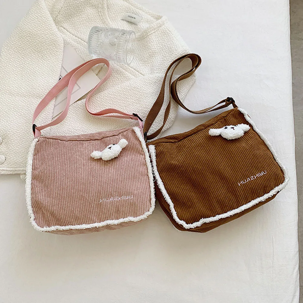 Women Vintage Corduroy Handbag Female Zipper Reusable Students Preppy Handbag Environmental Storage Shoulder Bag
Women Vintage Corduroy Handbag Female Zipper Reusable Students Preppy Handbag Environmental Storage Shoulder Bag