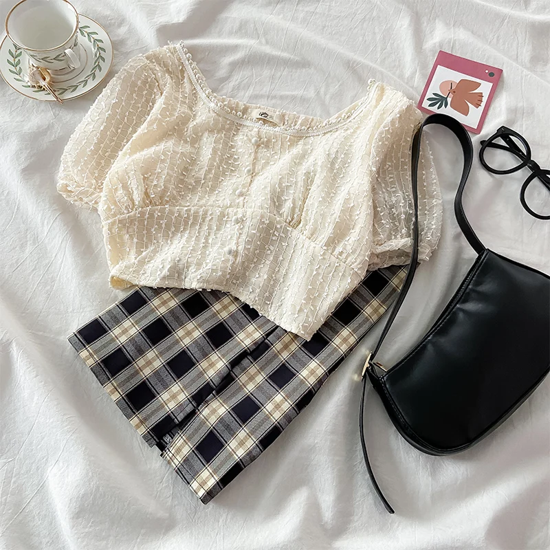 Fashionable Stylish Suit 2021new Women's Age-Reducing Small Sized Man's Wear Elegant Slightly Mature Two-Piece Set Tartan Skirt
Fashionable Stylish Suit 2021new Women's Age-Reducing Small Sized Man's Wear Elegant Slightly Mature Two-Piece Set Tartan Skirt