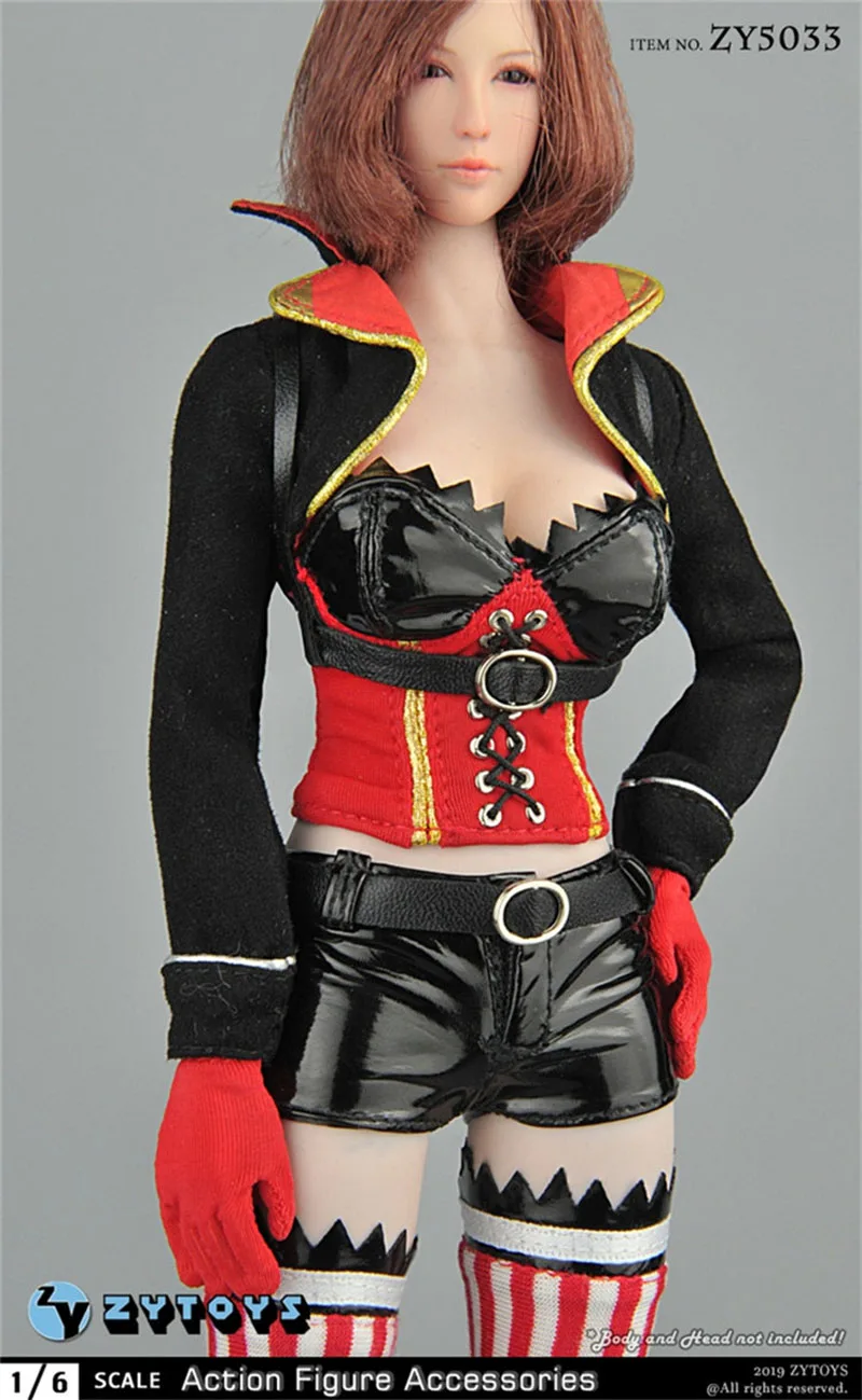 ZYTOYS ZY5003 1/6 Scale Jean Bart Female Custom Clothes Leather Jacket Shorts Stockings Fit 12" Figure Action Model Accessory
ZYTOYS ZY5003 1/6 Scale Jean Bart Female Custom Clothes Leather Jacket Shorts Stockings Fit 12" Figure Action Model Accessory
