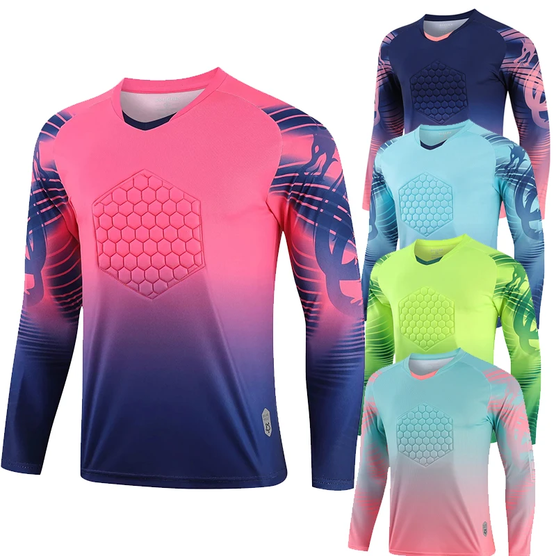 Men Long Sleeves Football Goalkeeper Jersey Youth Survetement Football Goal Keeper Uniforms Quick Dry Soccer Goalkeeper Jersey
Men Long Sleeves Football Goalkeeper Jersey Youth Survetement Football Goal Keeper Uniforms Quick Dry Soccer Goalkeeper Jersey