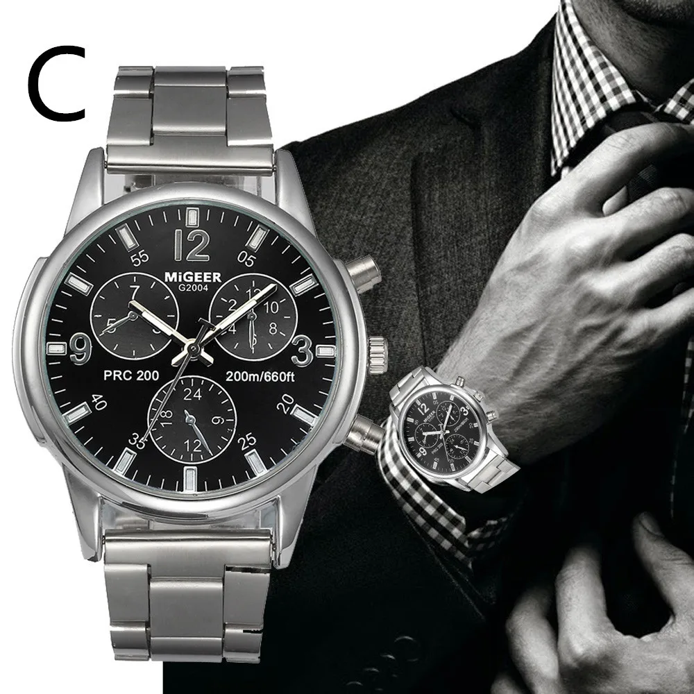 watch men Fashion Man Crystal Stainless Steel Analog Quartz Wrist Watch mechanical watchs relojes hombre 2020 sport watch @40
watch men Fashion Man Crystal Stainless Steel Analog Quartz Wrist Watch mechanical watchs relojes hombre 2020 sport watch @40