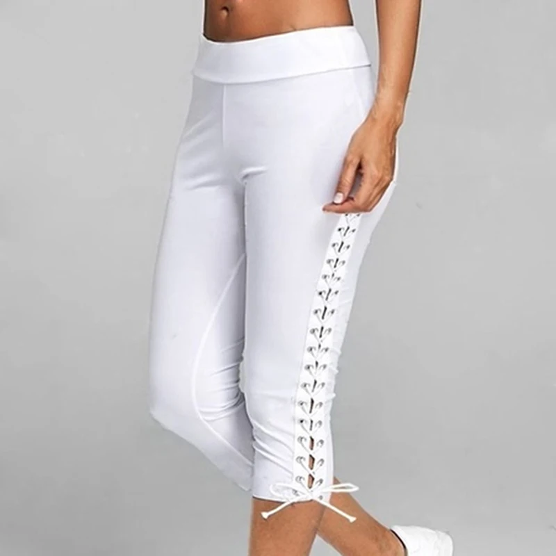 Women Summer Leggings High Waist Skinny Pants Women Casual Pure Color Fitness Pants Plus Size Bandage Cropped Trousers
Women Summer Leggings High Waist Skinny Pants Women Casual Pure Color Fitness Pants Plus Size Bandage Cropped Trousers