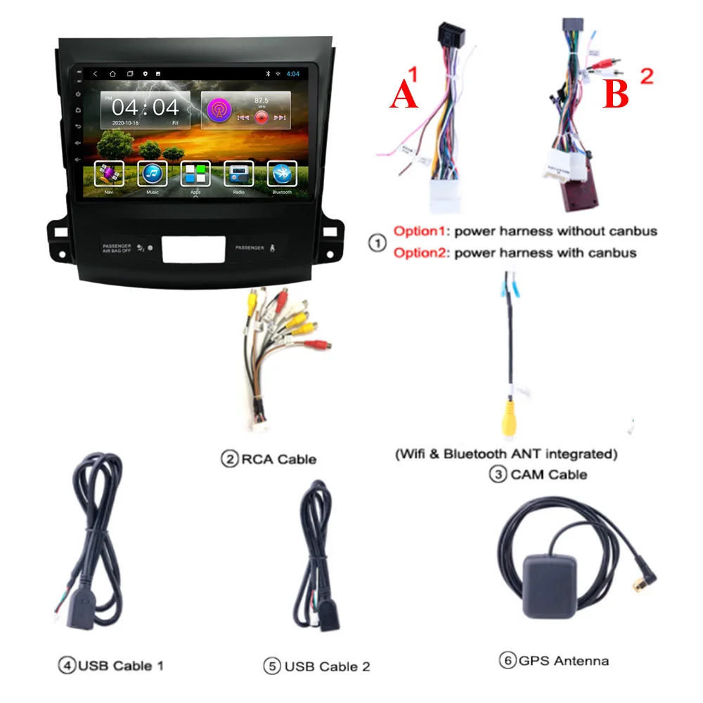 9" Android 2 Din Car Multimedia Navigation GPS Player For Mitsubishi Outlander 2005-2011 Peugeot 4007 2007 - 2012 Head Unit
9" Android 2 Din Car Multimedia Navigation GPS Player For Mitsubishi Outlander 2005-2011 Peugeot 4007 2007 - 2012 Head Unit