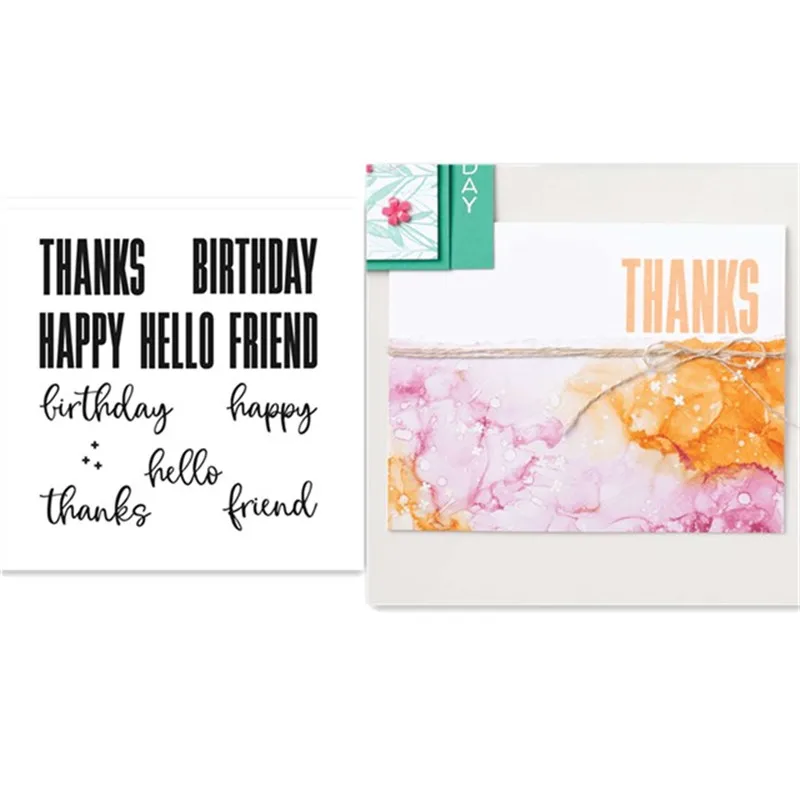 GREETING Clear Stamp and Cutting Die Stencil For DIY Scrapbooking Photo Album Decoration Card Paper Making Craft Die New Arrival
GREETING Clear Stamp and Cutting Die Stencil For DIY Scrapbooking Photo Album Decoration Card Paper Making Craft Die New Arrival