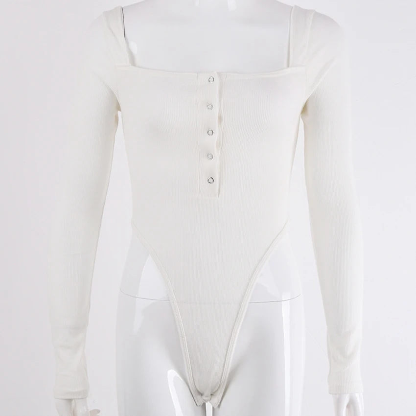 Sexy Bodysuit Women Long Sleeve Bodycon Knitted Off Shoulder Slash Neck Buttons Rompers Womens Jumpsuit Basic Summer Body Suit
Sexy Bodysuit Women Long Sleeve Bodycon Knitted Off Shoulder Slash Neck Buttons Rompers Womens Jumpsuit Basic Summer Body Suit