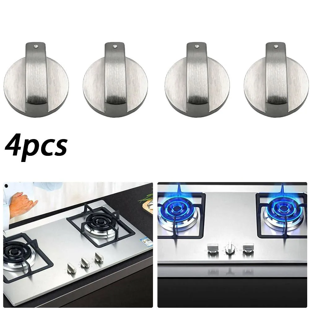 4 Pcs 8mm Universal Gas Stove Knobs Cooker Oven Hob Control Knobs Switch Silver Cookware Rotary Control Locks Kitchen Tools
4 Pcs 8mm Universal Gas Stove Knobs Cooker Oven Hob Control Knobs Switch Silver Cookware Rotary Control Locks Kitchen Tools