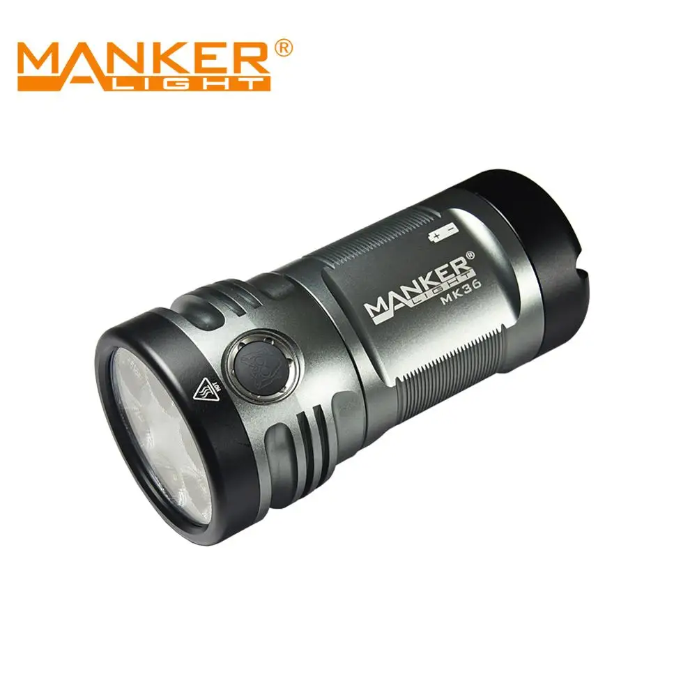 Мощный фонарик Manker MK36 12000 люмен 6x LUMINUS SST40 светодиодный с батареями 3x18650|Фонарики и
