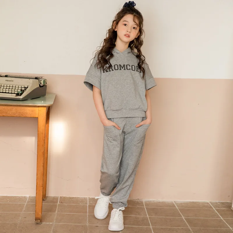 Korean style Kids Girls Summer Hoodie Pants Clothes Set 8 10 12 years 2021 New Casual Teen Girls Outfit
Korean style Kids Girls Summer Hoodie Pants Clothes Set 8 10 12 years 2021 New Casual Teen Girls Outfit
