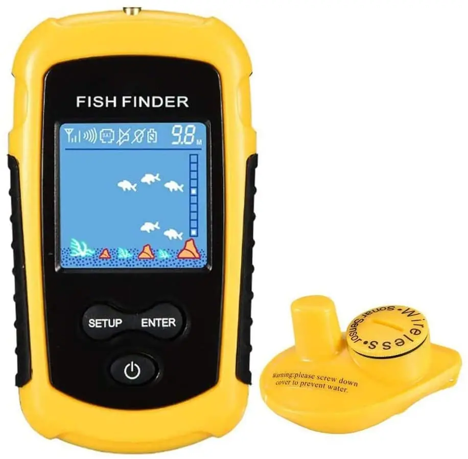 Outdoor Wireless Handheld Fish Finder Water Sonar Kayak Depth Sonar Transducer Fishing Finder for Sea Fishing Ice Fishing Boat
Outdoor Wireless Handheld Fish Finder Water Sonar Kayak Depth Sonar Transducer Fishing Finder for Sea Fishing Ice Fishing Boat