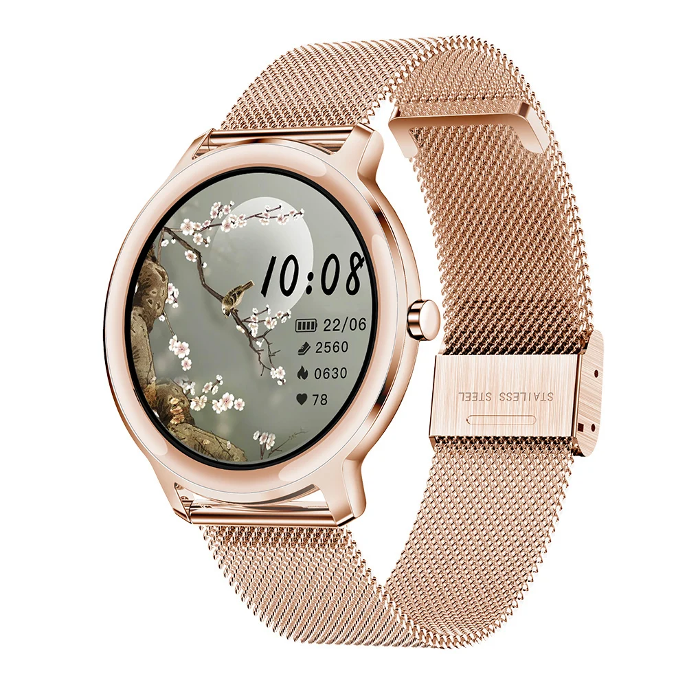 Super Slim Fashion Women Smart Watch 2021 Full Touch Round Screen Smartwatch for Woman Heart Rate Monitor For Android and IOS
Super Slim Fashion Women Smart Watch 2021 Full Touch Round Screen Smartwatch for Woman Heart Rate Monitor For Android and IOS