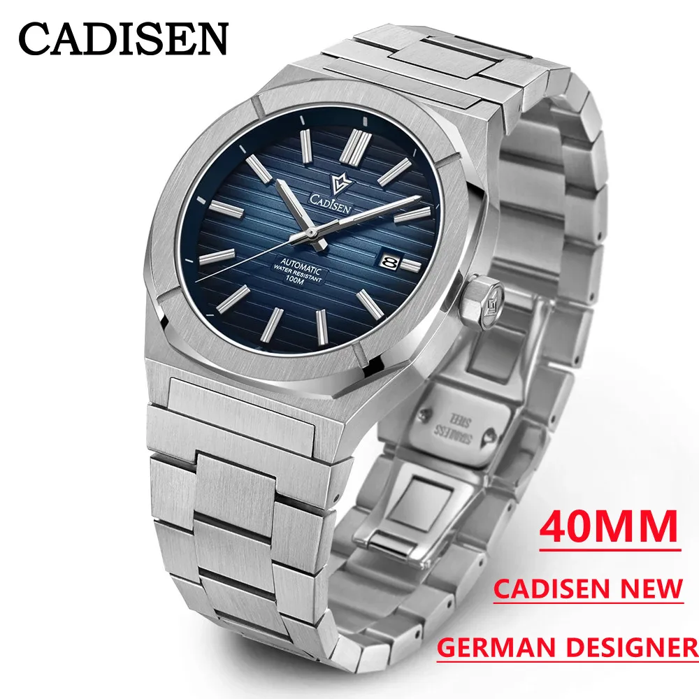 2022 New CADISEN German design Mechanical Wristwatch men Luxury Automatic watch for men Stainless steel 10 Bar Waterproof Clock
2022 New CADISEN German design Mechanical Wristwatch men Luxury Automatic watch for men Stainless steel 10 Bar Waterproof Clock