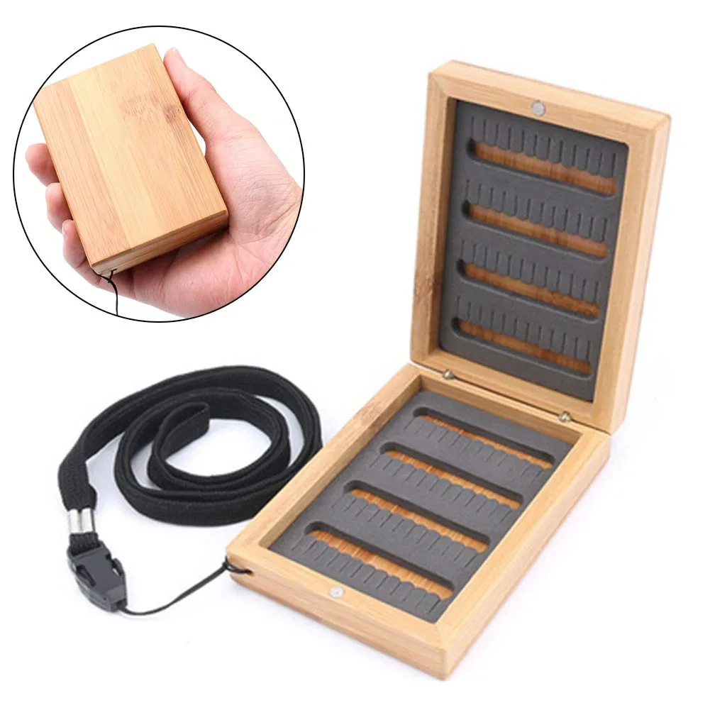 1Pcs Fly Fishing Box Pocket Sized Bamboo Fly Fishing Box With Slit Foam Insert Portable Fly Container 95x68x35mm
1Pcs Fly Fishing Box Pocket Sized Bamboo Fly Fishing Box With Slit Foam Insert Portable Fly Container 95x68x35mm