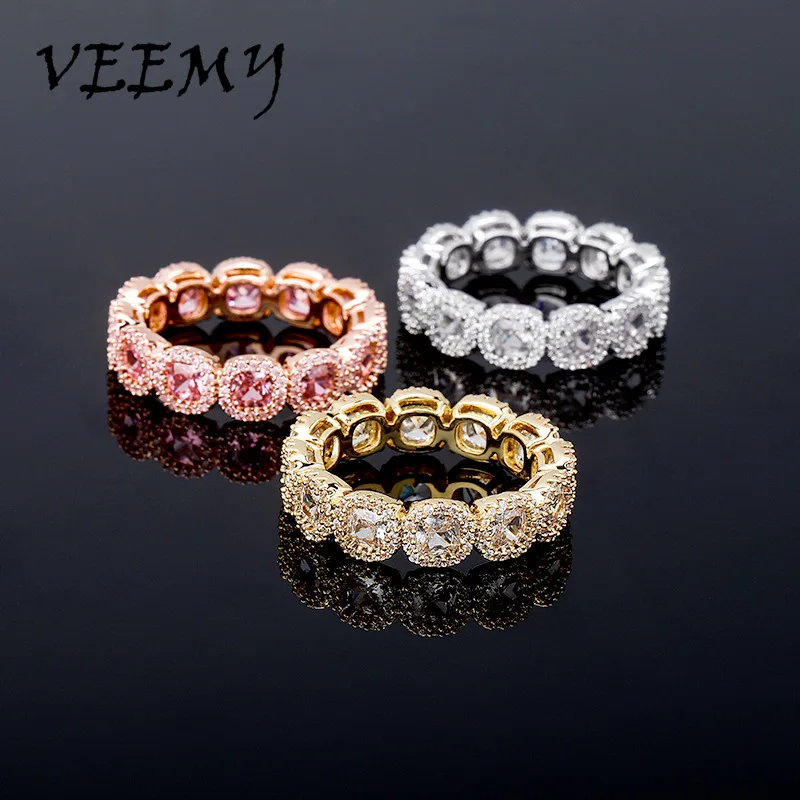 VEEMY 2021 New Gold Silver Color 27MM Zircon Rings High Quality Copper Iced Out Rings Hip Hop Fashion Jewelry Gift For Men Women
VEEMY 2021 New Gold Silver Color 27MM Zircon Rings High Quality Copper Iced Out Rings Hip Hop Fashion Jewelry Gift For Men Women