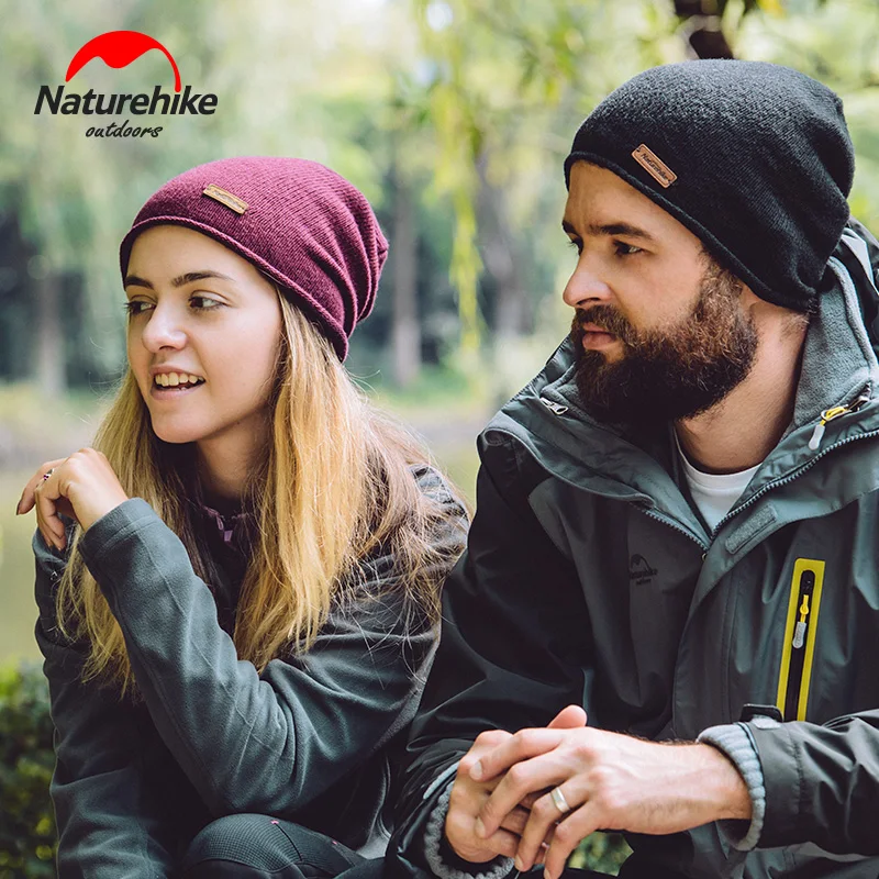 Теплая шерстяная шапка Naturehike с фабрики вязаная для мужчин и женщин Спортивная