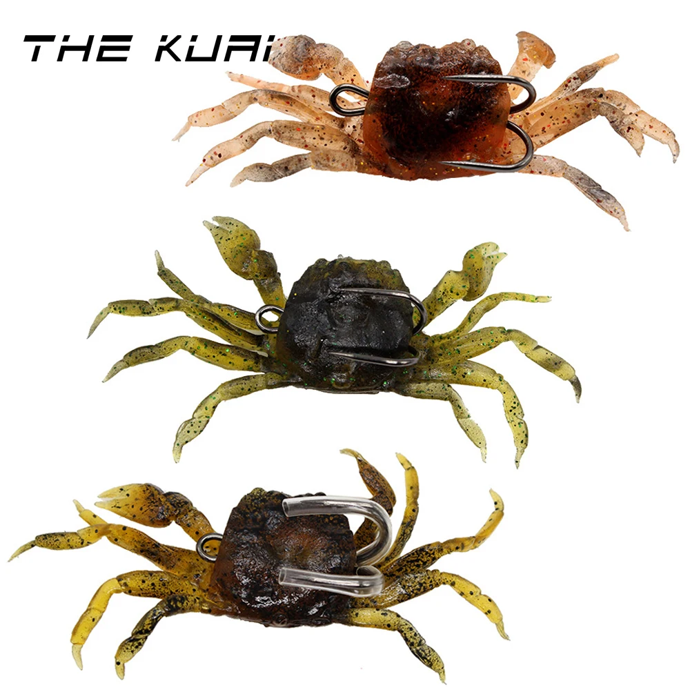 Thekuai Soft Fish Fishing Crab Lures Bait Artificial with Sharp Hooks Simulation Saltwater Lure Fishing Tackle Accessory Tool
Thekuai Soft Fish Fishing Crab Lures Bait Artificial with Sharp Hooks Simulation Saltwater Lure Fishing Tackle Accessory Tool