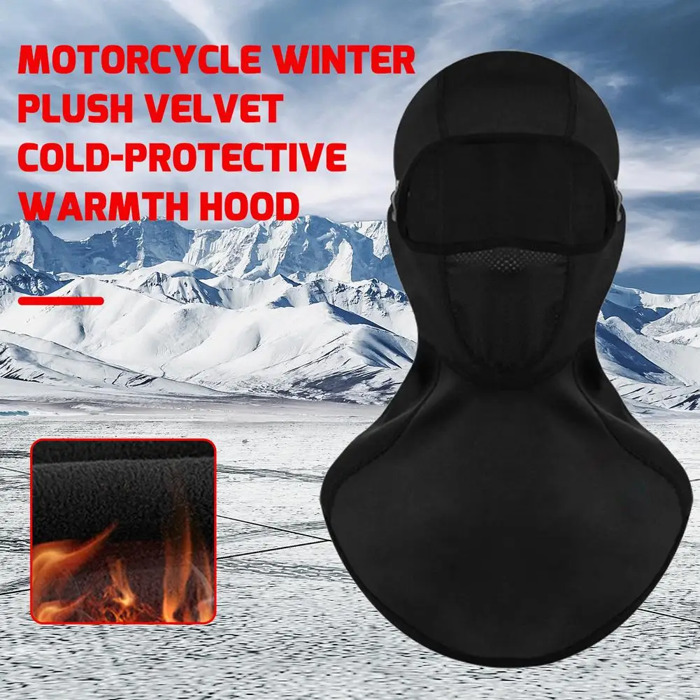Motorcycle Winter Plush Velvet Cold-Protective Warmth Hood With Eyeglass Hole For Motorcycles Electric Bicycles Bicycle Helmets
Motorcycle Winter Plush Velvet Cold-Protective Warmth Hood With Eyeglass Hole For Motorcycles Electric Bicycles Bicycle Helmets
