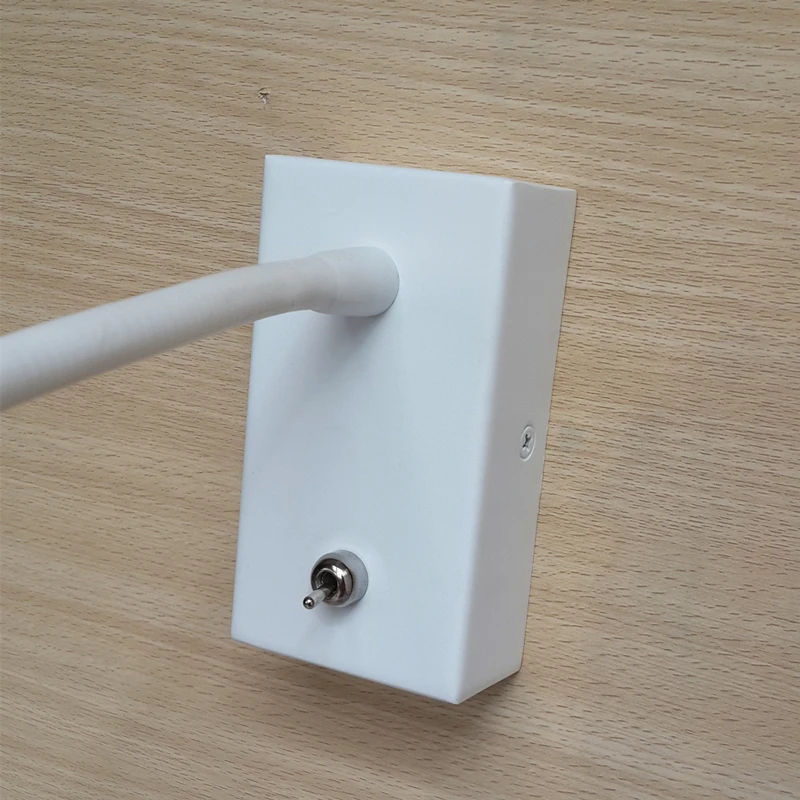 Topoch Room Wall Lamp Aluminium Housing with Switch 3W Matte White Hard-Wired Minimalist Firm Hose Adapative without Slipping
Topoch Room Wall Lamp Aluminium Housing with Switch 3W Matte White Hard-Wired Minimalist Firm Hose Adapative without Slipping
