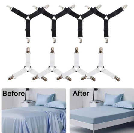 4 шт., регулируемые зажимы для постельного белья
4 шт., регулируемые зажимы для постельного белья