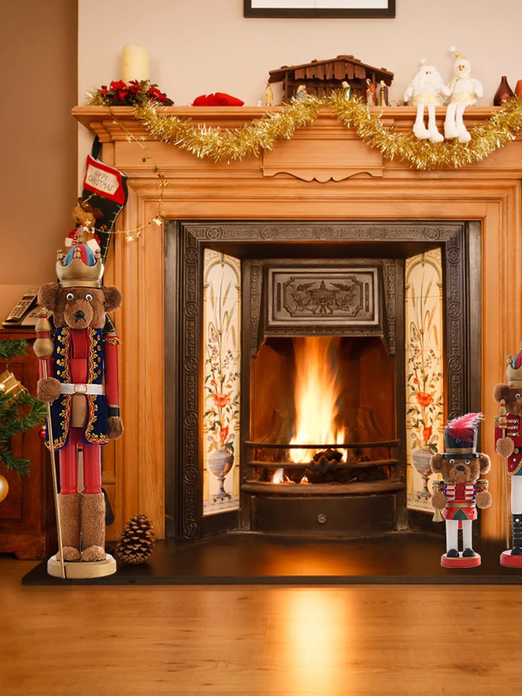 Nutcrack Christmas Wooden Nutcracker Doll Nutcracker Handpainted Retro Soldiers Figures Puppet Xmas Decor Gift For Home Party
Nutcrack Christmas Wooden Nutcracker Doll Nutcracker Handpainted Retro Soldiers Figures Puppet Xmas Decor Gift For Home Party