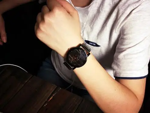 

Gofuly 2019 New Luxury Watch Fashion Stainless Steel Watch for Man Quartz Analog Wrist Watch Orologio Uomo Hot Sales zegarek dam