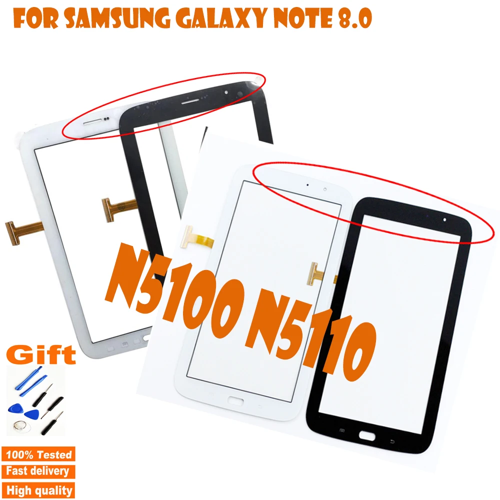 New 8'' inch Touch screen for Samsung Galaxy Note 8.0 N5100 N5110 Tablet Touch screen Panel Digitizer Glass Free Shipping
New 8'' inch Touch screen for Samsung Galaxy Note 8.0 N5100 N5110 Tablet Touch screen Panel Digitizer Glass Free Shipping