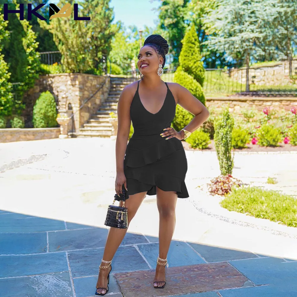 2021 Summer Women Dress Backless Wrap Off The Shoulder Spaghetti Strap Cross Cascading Ruffles Mermaid Dress
2021 Summer Women Dress Backless Wrap Off The Shoulder Spaghetti Strap Cross Cascading Ruffles Mermaid Dress