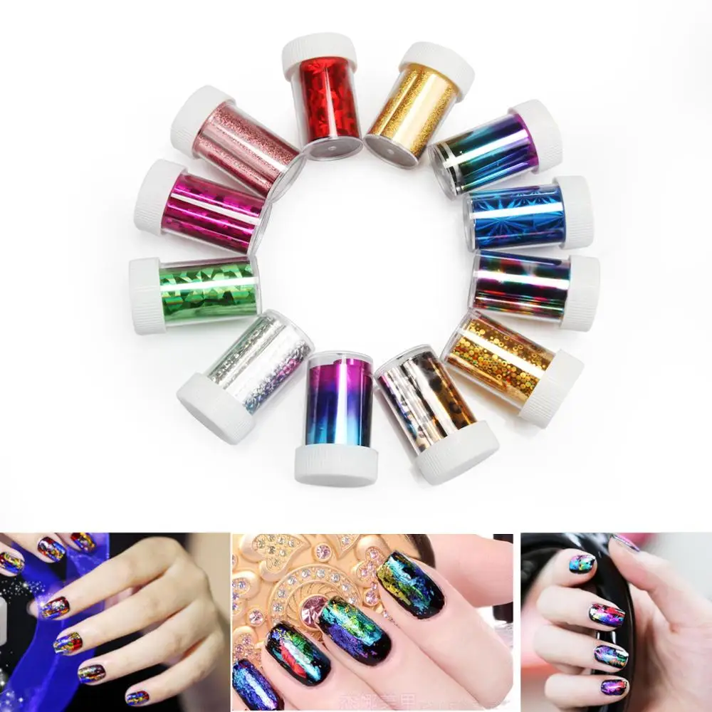 Anmas Rucci 12 Color Mix Designs Set Nail Art Transfer Foil Sticker for Nail Tips Decoration
Anmas Rucci 12 Color Mix Designs Set Nail Art Transfer Foil Sticker for Nail Tips Decoration