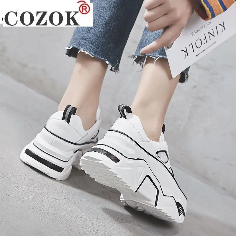 2021 Spring New Women's Chunky Sneakers Platform Vulcanize Shoes Fashion Breathable Women Casual Shoes Lace-up White Dad Shoes
2021 Spring New Women's Chunky Sneakers Platform Vulcanize Shoes Fashion Breathable Women Casual Shoes Lace-up White Dad Shoes