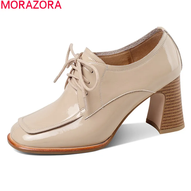 MORAZORA 2020 New arrival fashion women pumps genuine leather shoes thick high heels square toe spring autumn dress shoes
MORAZORA 2020 New arrival fashion women pumps genuine leather shoes thick high heels square toe spring autumn dress shoes