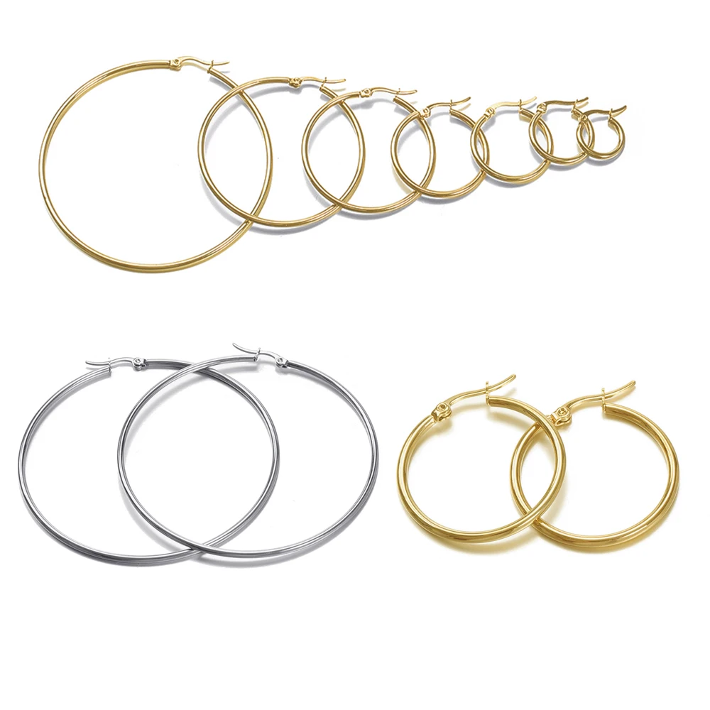 10pcs 20mm 25mm 30mm Gold Silver Plated Circle Round Earring Hook Big Circle Hoop for DIY Women Earrings Jewelry Making Supplies
10pcs 20mm 25mm 30mm Gold Silver Plated Circle Round Earring Hook Big Circle Hoop for DIY Women Earrings Jewelry Making Supplies