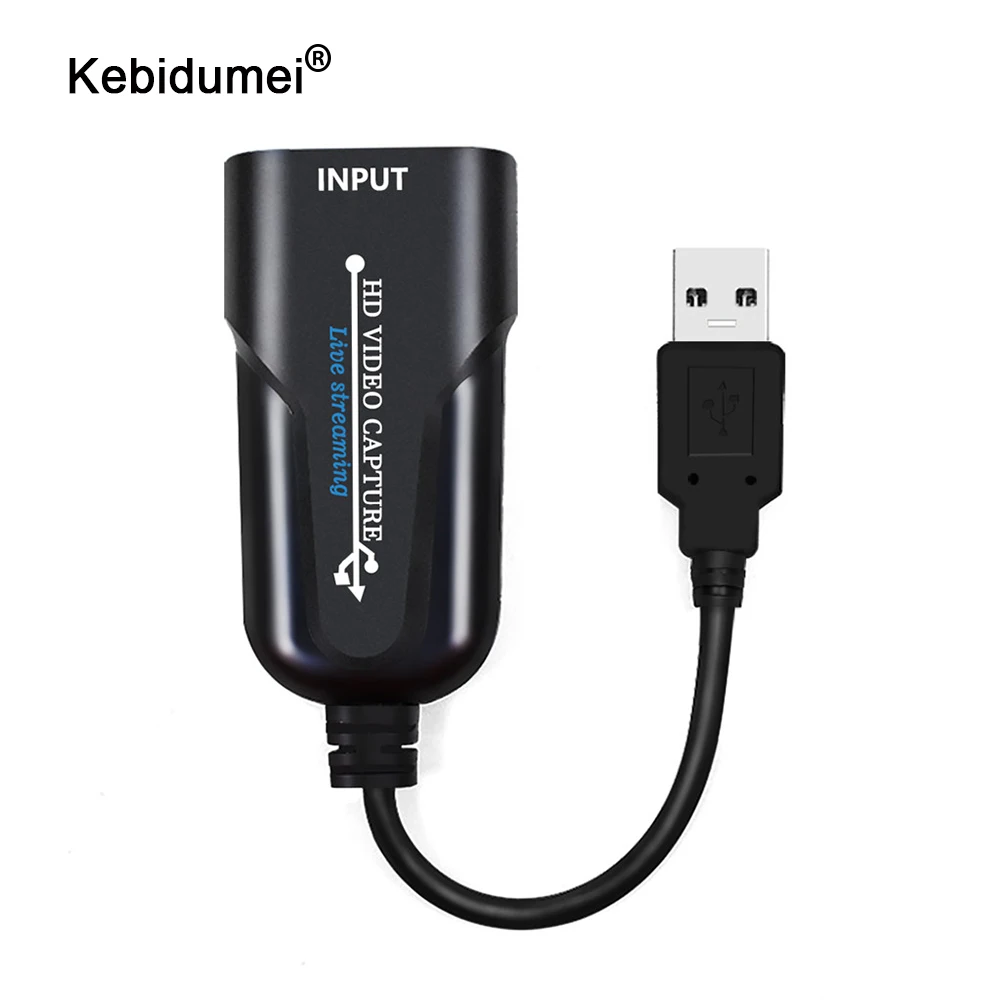 Устройство видеозахвата kebidumei USB 3 0 HD USB-Карта для PS4 DVD-камеры прямой трансляции |