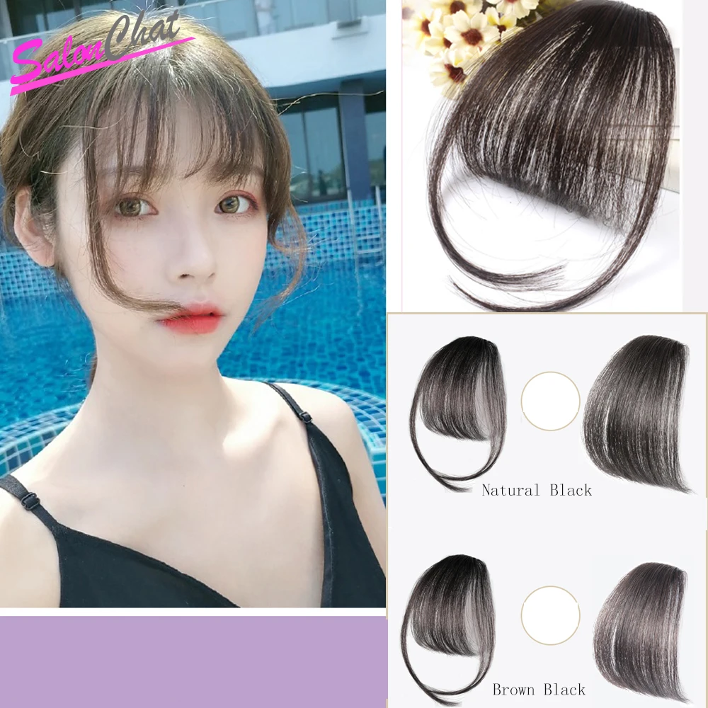 Salonchat Remy черные коричневые накладные человеческие волосы на заколках для