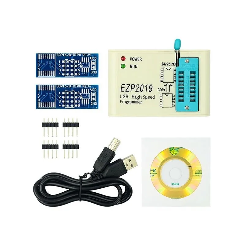 1 Set Of Programmer Kit For 25 FLASH 24 EEPROM 25 EEPROM Memory Chips TL866CS/II/A EZP2019 Programmer Set Factory Tools
1 Set Of Programmer Kit For 25 FLASH 24 EEPROM 25 EEPROM Memory Chips TL866CS/II/A EZP2019 Programmer Set Factory Tools
