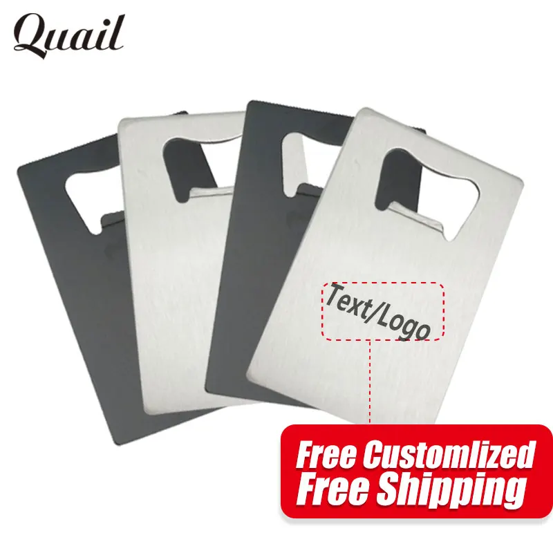Quail Colourful Cool Credit Card Bottle Openers Portable Beer Opener Free Engraved Name/Text/Date as Brithday and Wedding Gifts | Дом и сад