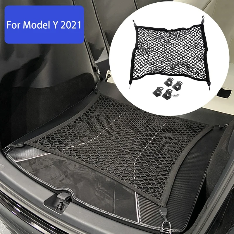 Car Trunk Net Luggage Storage Organizer Bag +Hook Up for Tesla Model Y 2020 2021 Car Accessories
Car Trunk Net Luggage Storage Organizer Bag +Hook Up for Tesla Model Y 2020 2021 Car Accessories