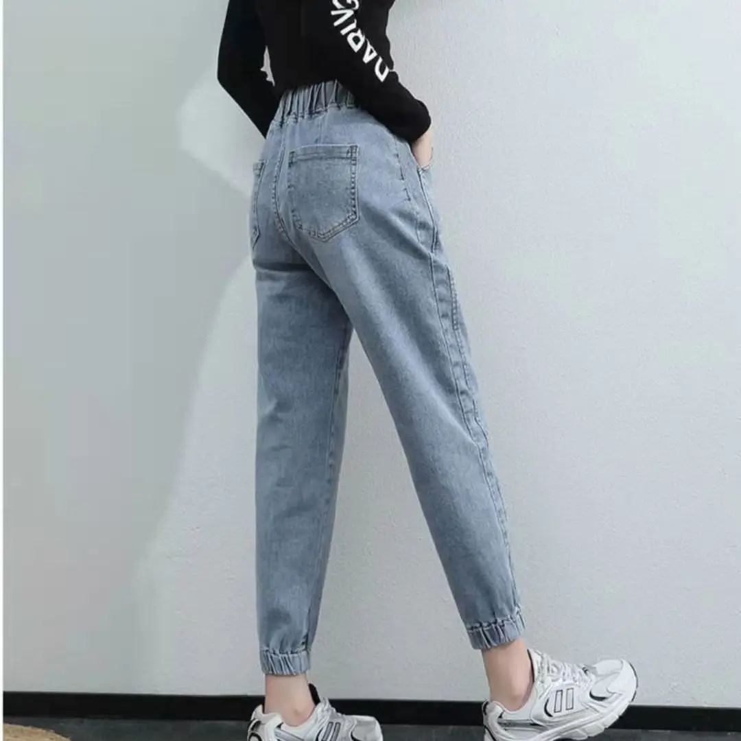 Harlem jeans women's straight baggy daddy pants 2021 spring new slim elastic high waist versatile radish pants
Harlem jeans women's straight baggy daddy pants 2021 spring new slim elastic high waist versatile radish pants