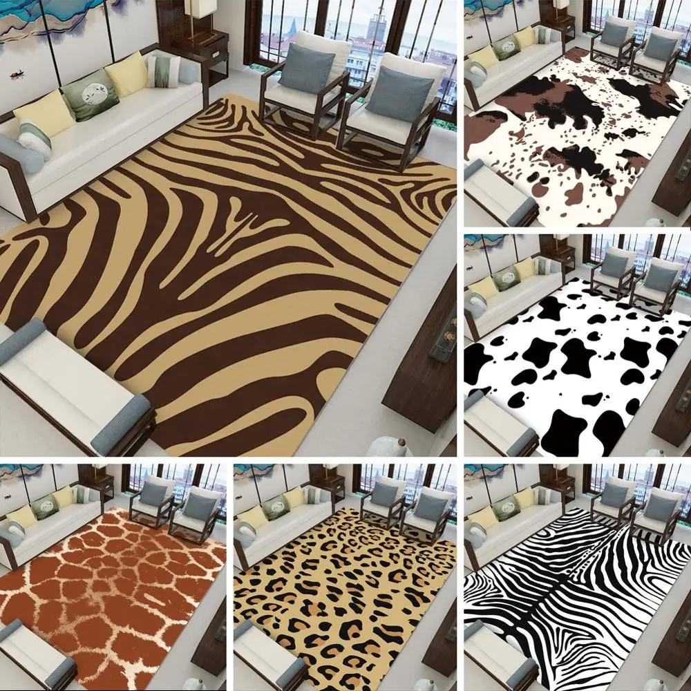Fashion Animal Leopard Zebra Cow Deer Pattern Carpet Soft Carpets Rug Anti-slip Floor Mats Water Absorption Rugs Room & Home Rug
Fashion Animal Leopard Zebra Cow Deer Pattern Carpet Soft Carpets Rug Anti-slip Floor Mats Water Absorption Rugs Room & Home Rug