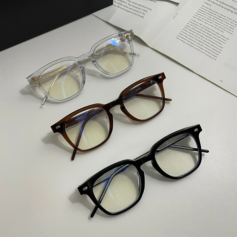 2021 New Korea KUBO Acetate Eyelasses GENTLE Frames Optical Mirror Myopia Men's And Women's Anti-blue Light Square Glasses 
2021 New Korea KUBO Acetate Eyelasses GENTLE Frames Optical Mirror Myopia Men's And Women's Anti-blue Light Square Glasses